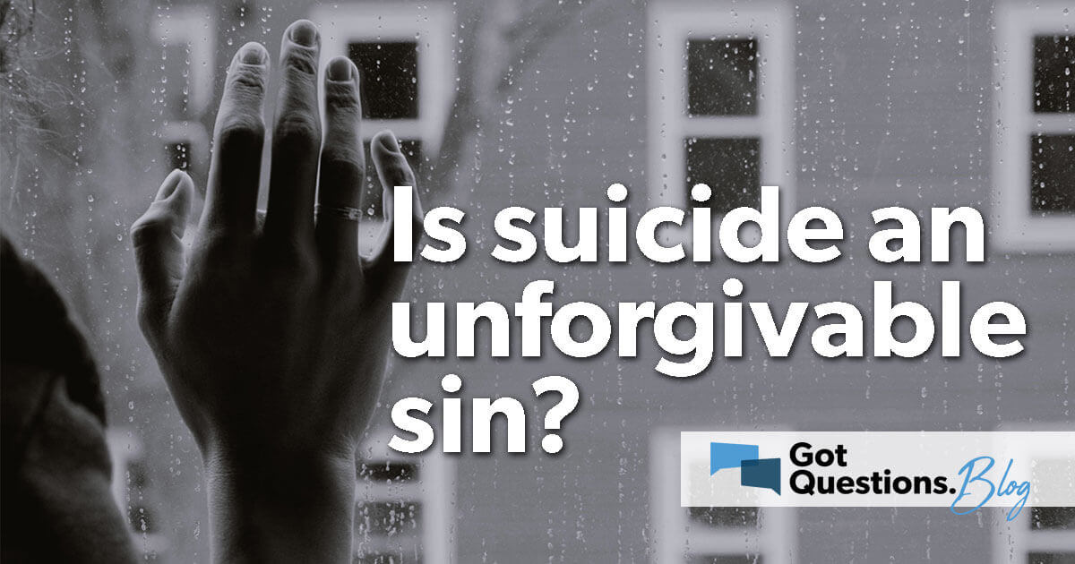 What does the Bible say about suicide?